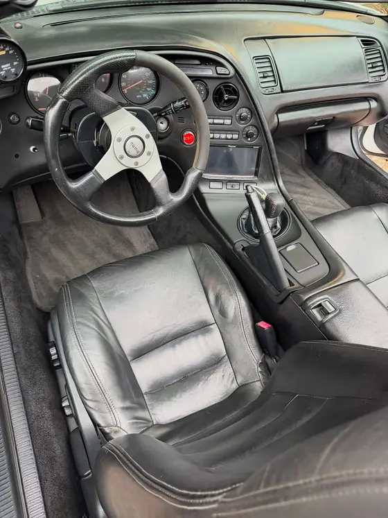 Mk4 Supra black leather interior, cleaned and conditioned